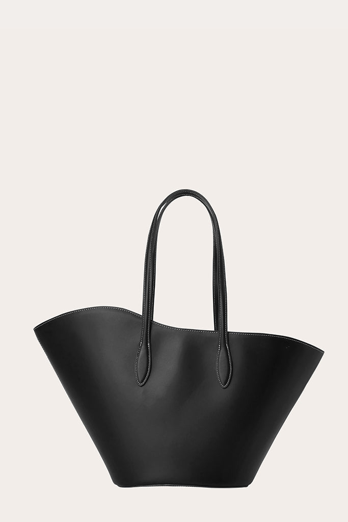 Tulip Shoulder Bag Medium Black - Little Liffner