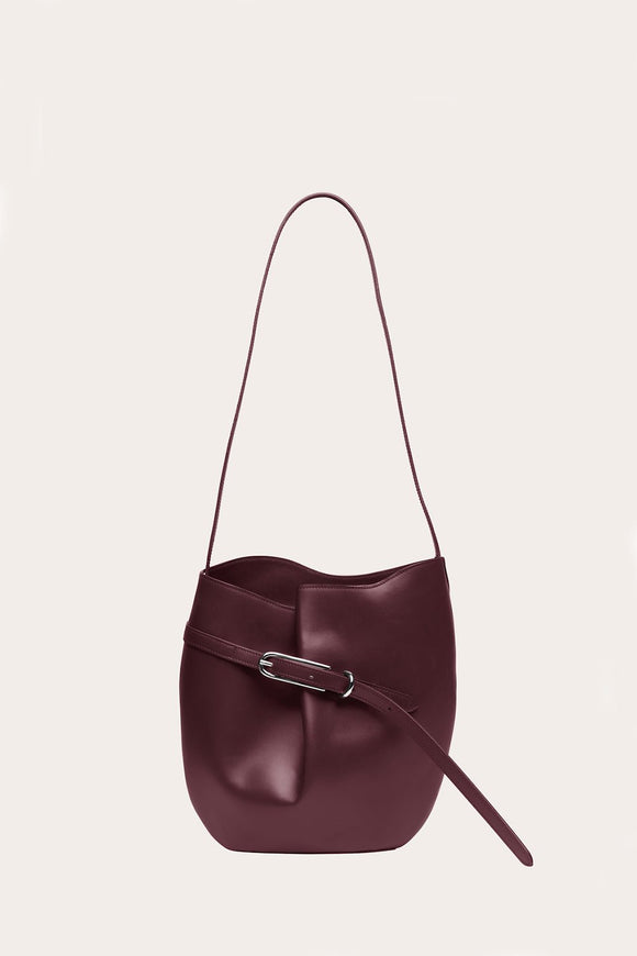 Belted Bucket Bag Amarone - Little Liffner