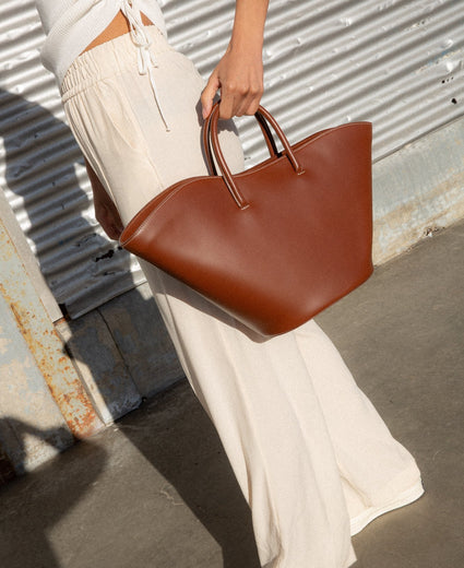 LITTLE LIFFNER Handbags T. cotton Brown ref.1014026 - Joli Closet
