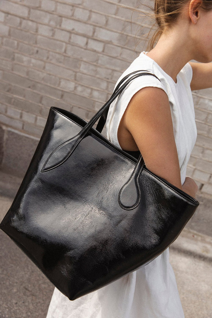 Little Liffner Black Mini Sprout Tote Bag - Realry: Your Fashion