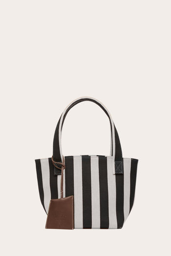 Midi Leather Basket Black - Little Liffner